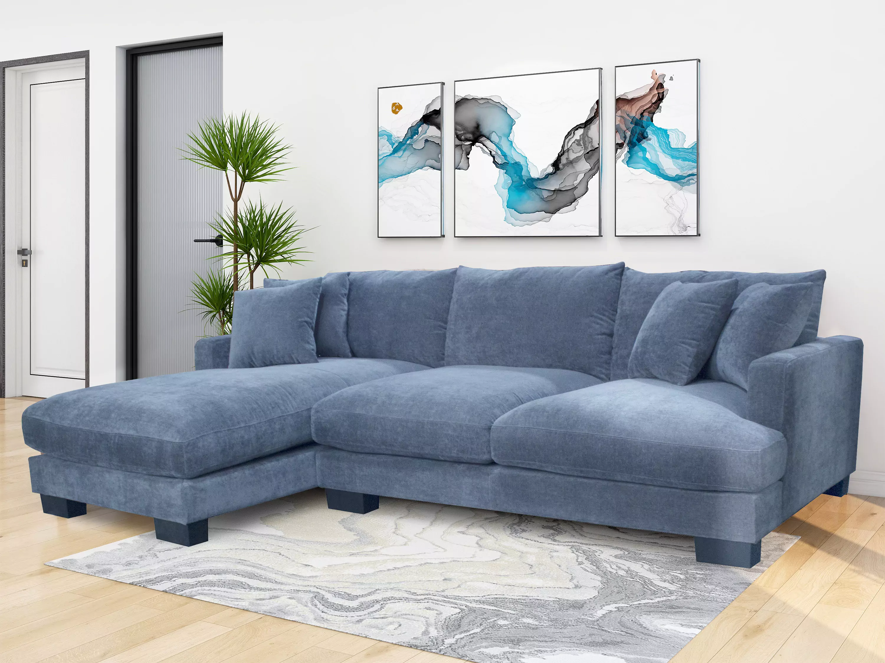 Radcliffe Fabric Chaise & Modular - Image 12