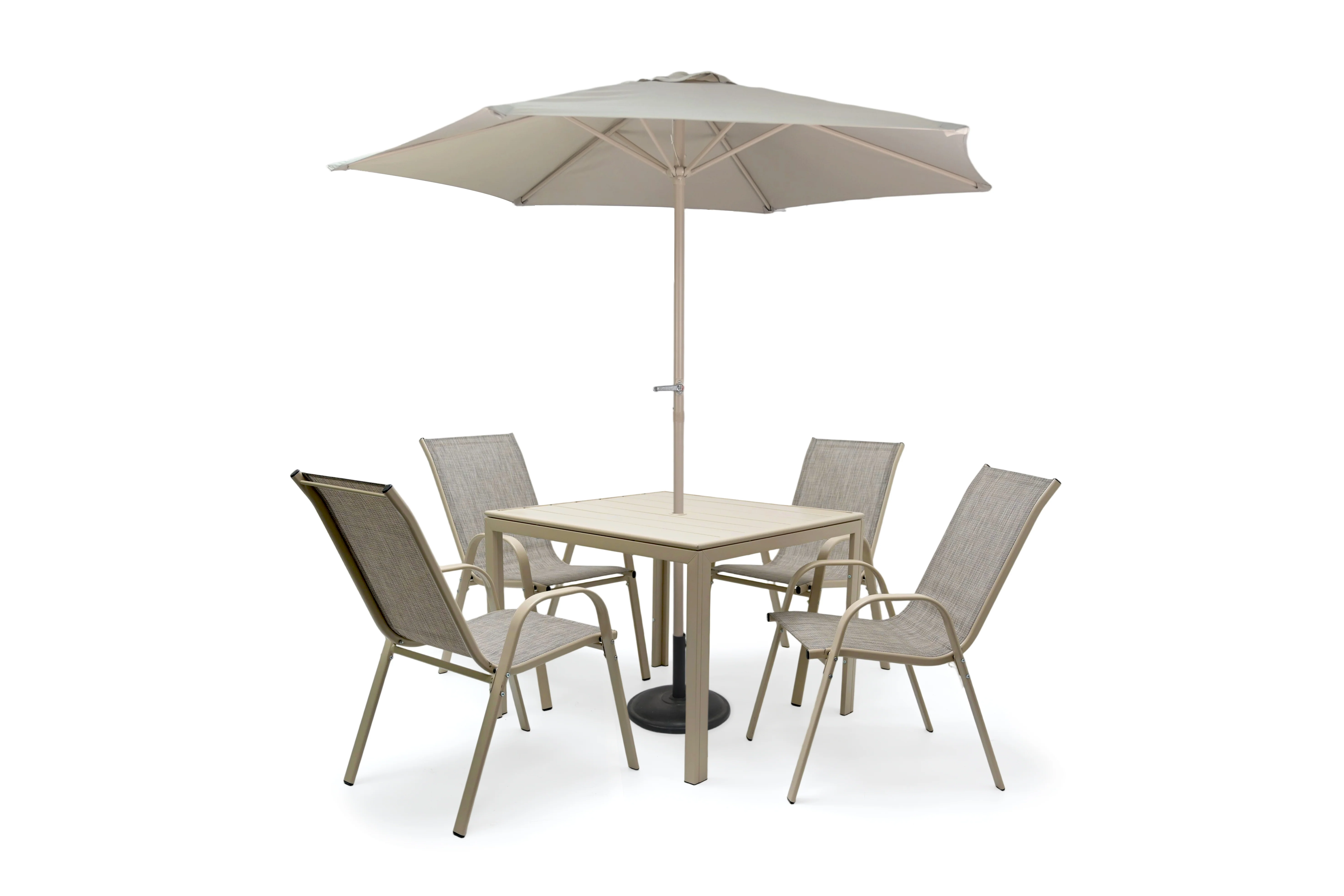 Shayla 6 Piece Outdoor Umbrella Table Set - Image 5