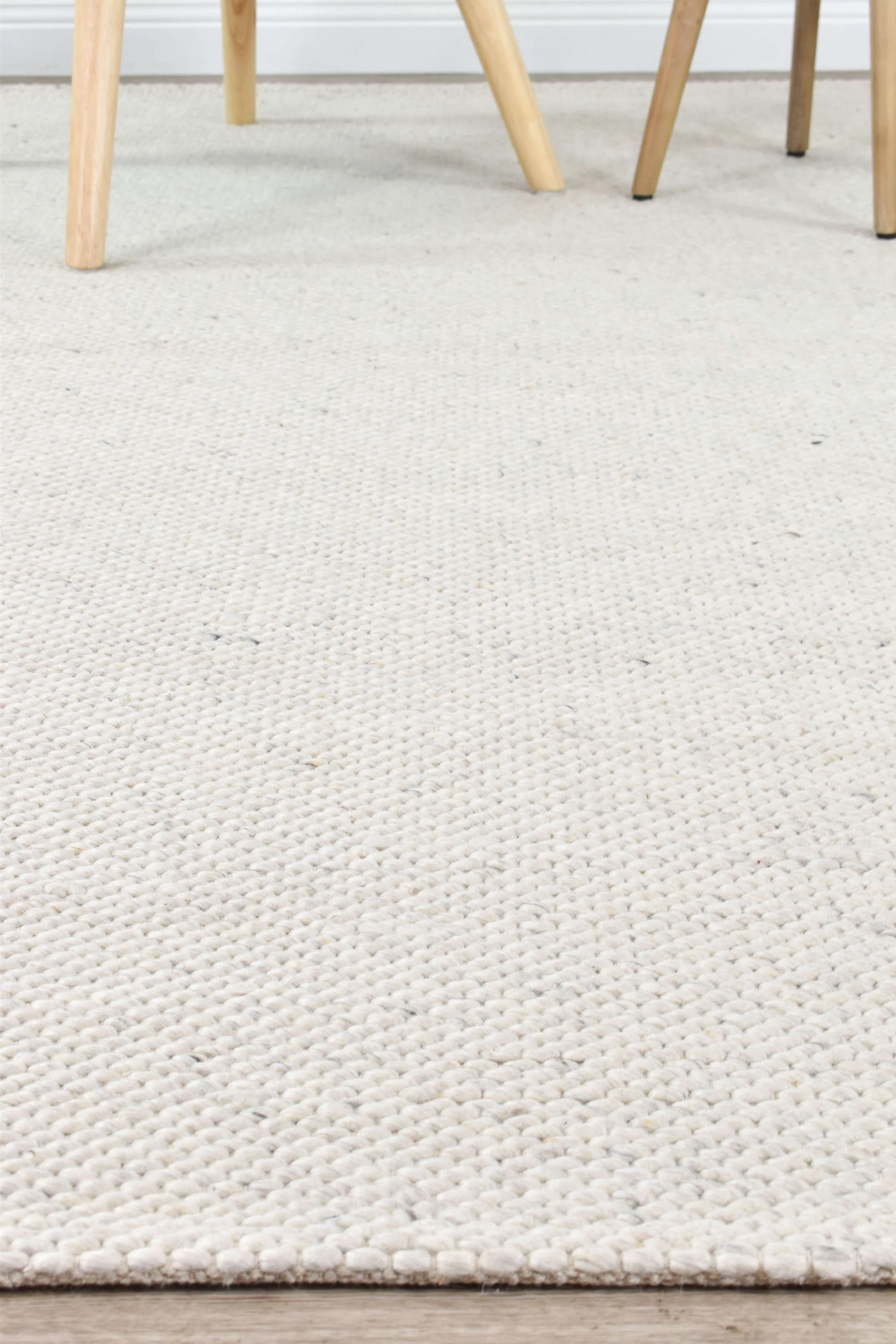 Arcadia Cream Wool Rug - Image 3