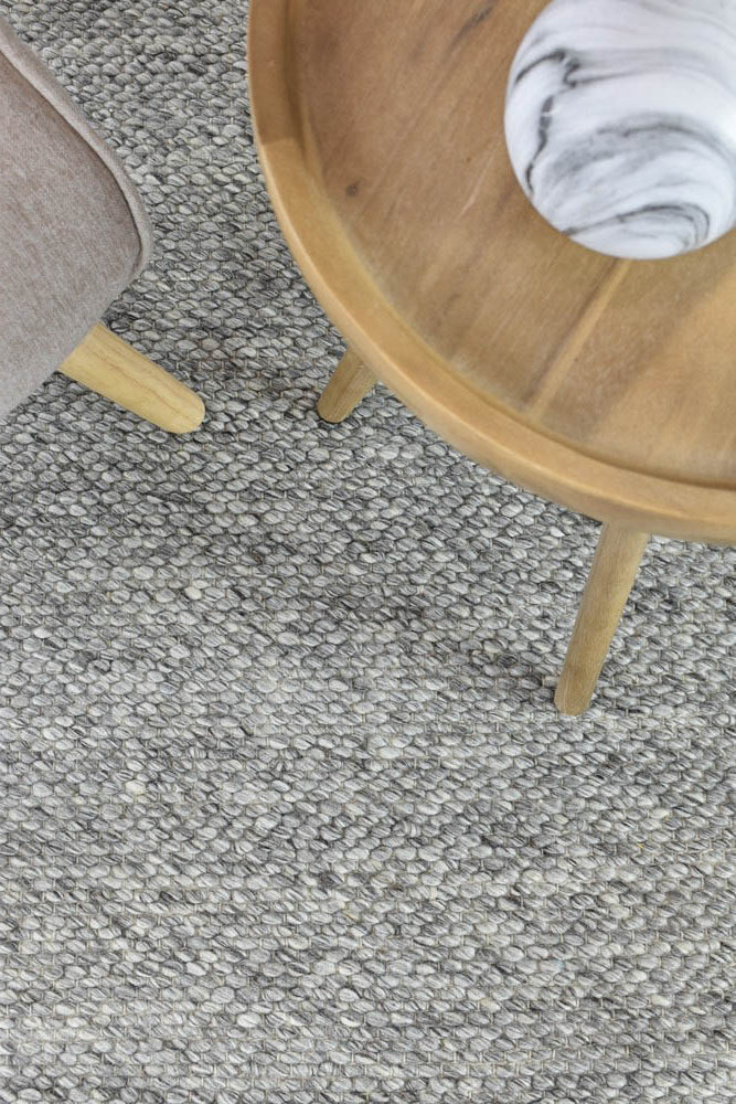 Arcadia Silver Wool Rug - Image 6