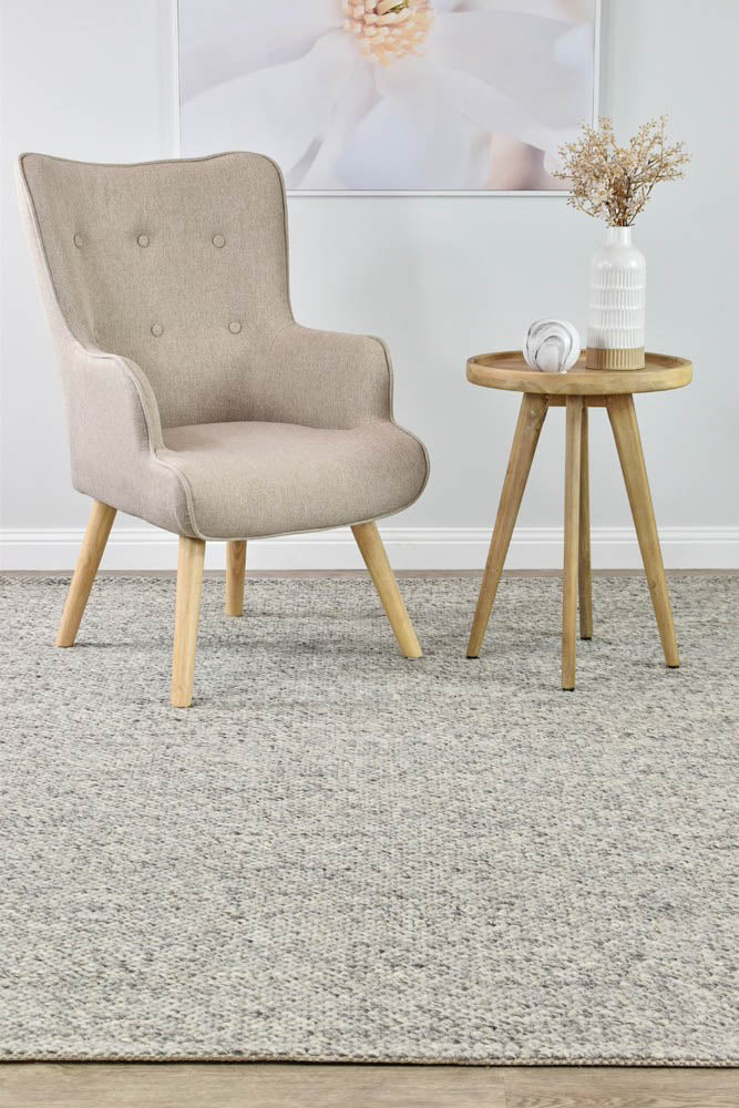 Arcadia Silver Wool Rug - Image 8