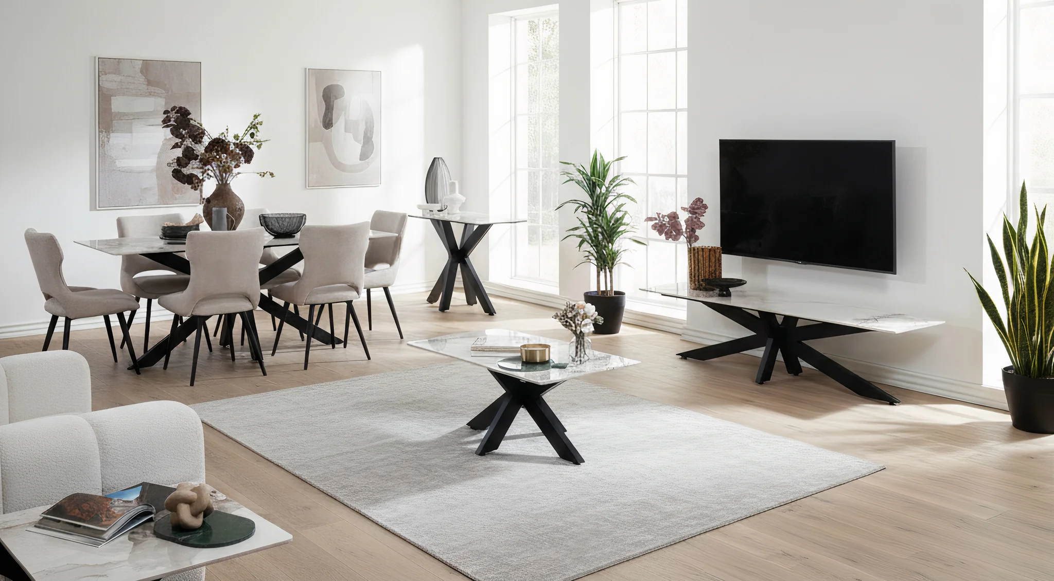 Soverign Dining Suite with Extension Option - Image 4