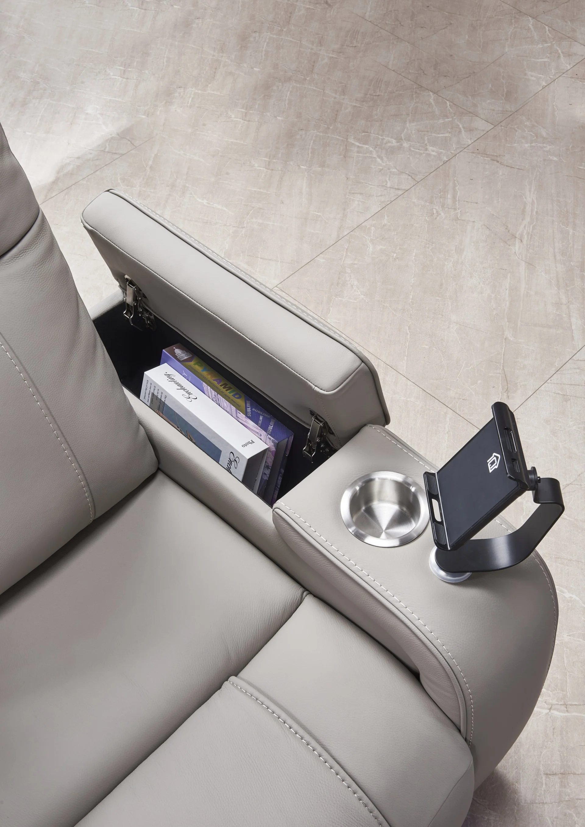 Stadium Leather Electric Home Theatre Lounge - Image 4