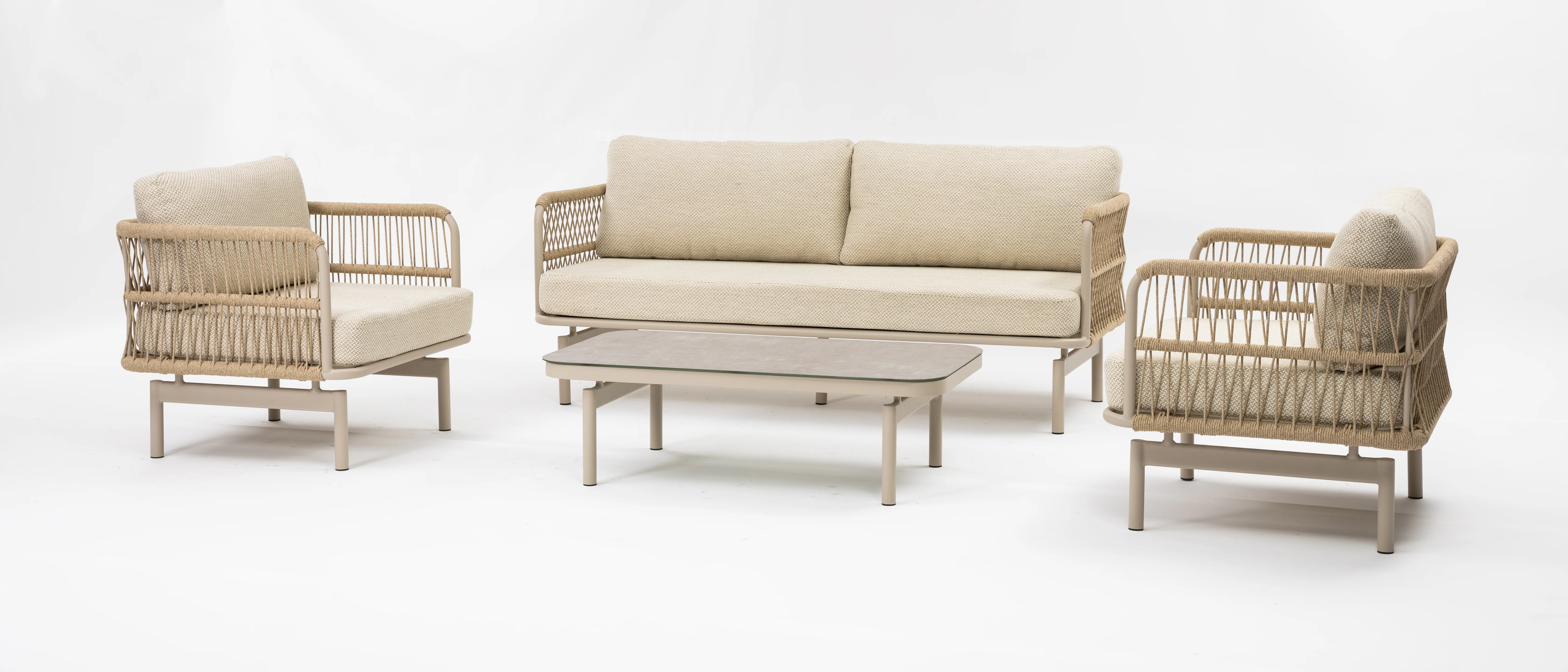 Sunshine 4 Piece Outdoor Lounge Set - Image 5