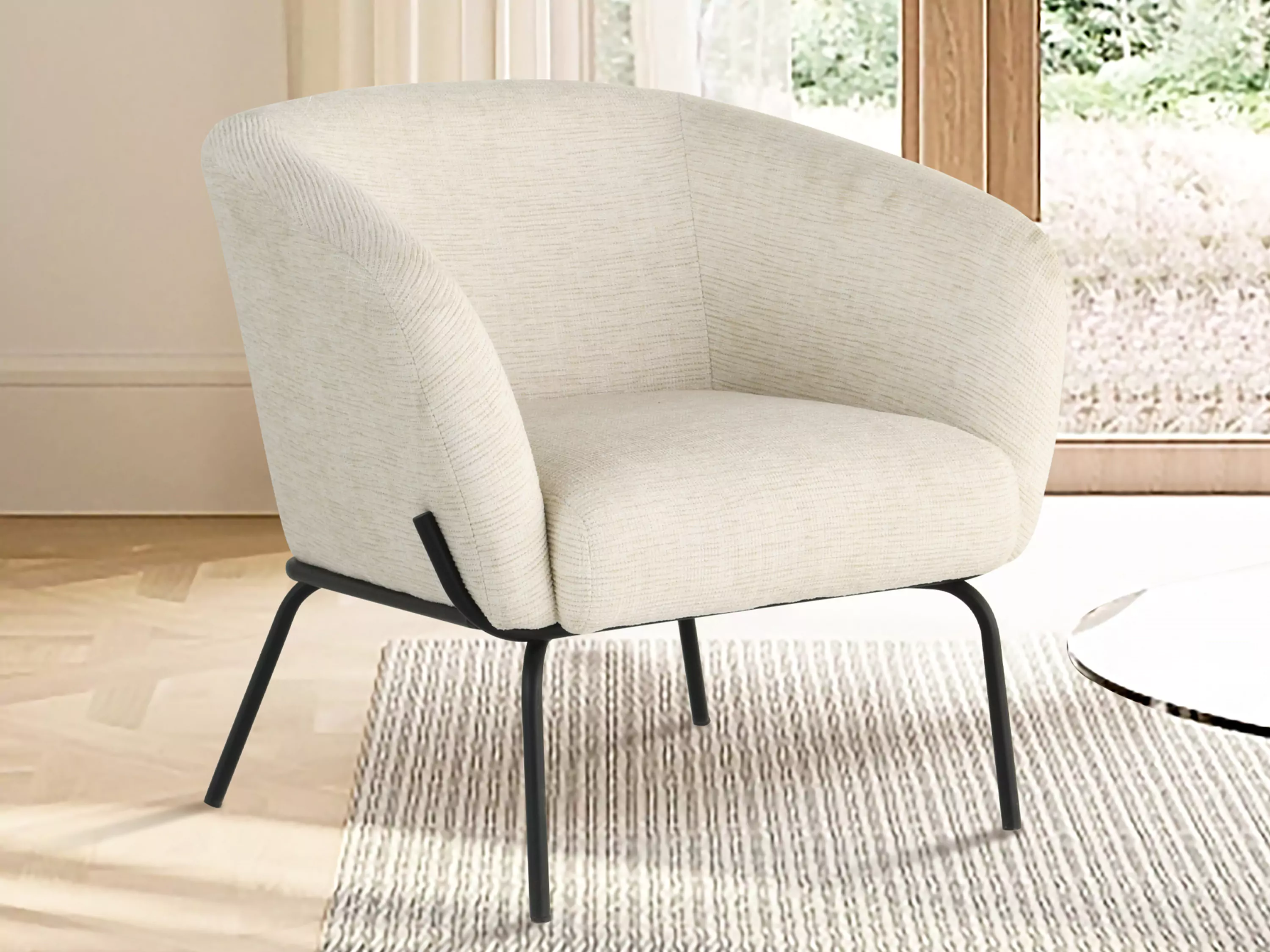 Tina Fabric Arm Chair - Image 19