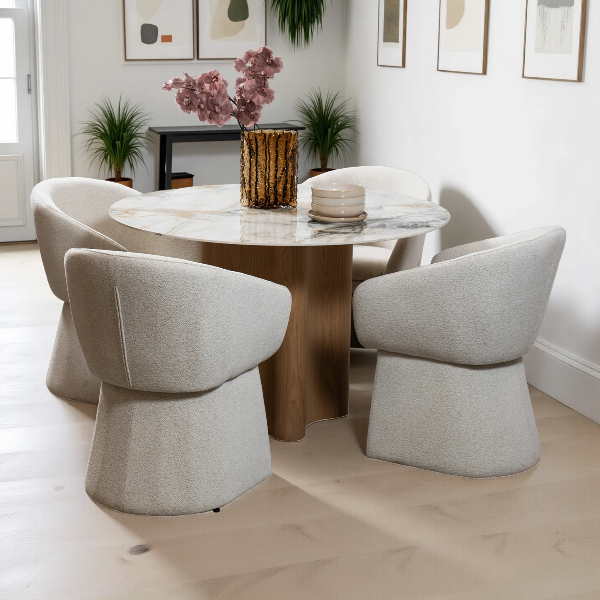Titoni Round Dining Table - Image 4