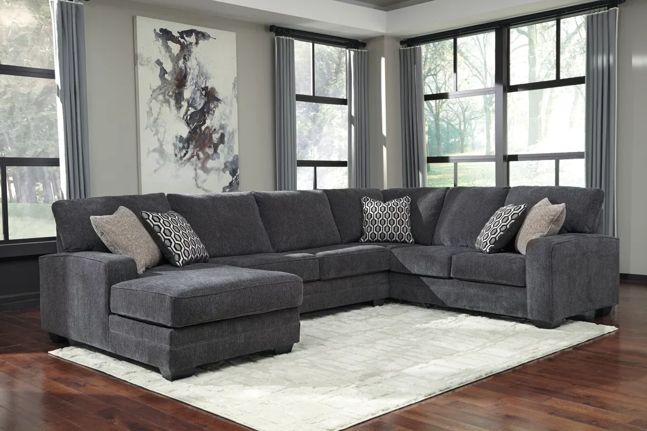 Tracling 6 Seater Fabric Chaise Modular - Image 7