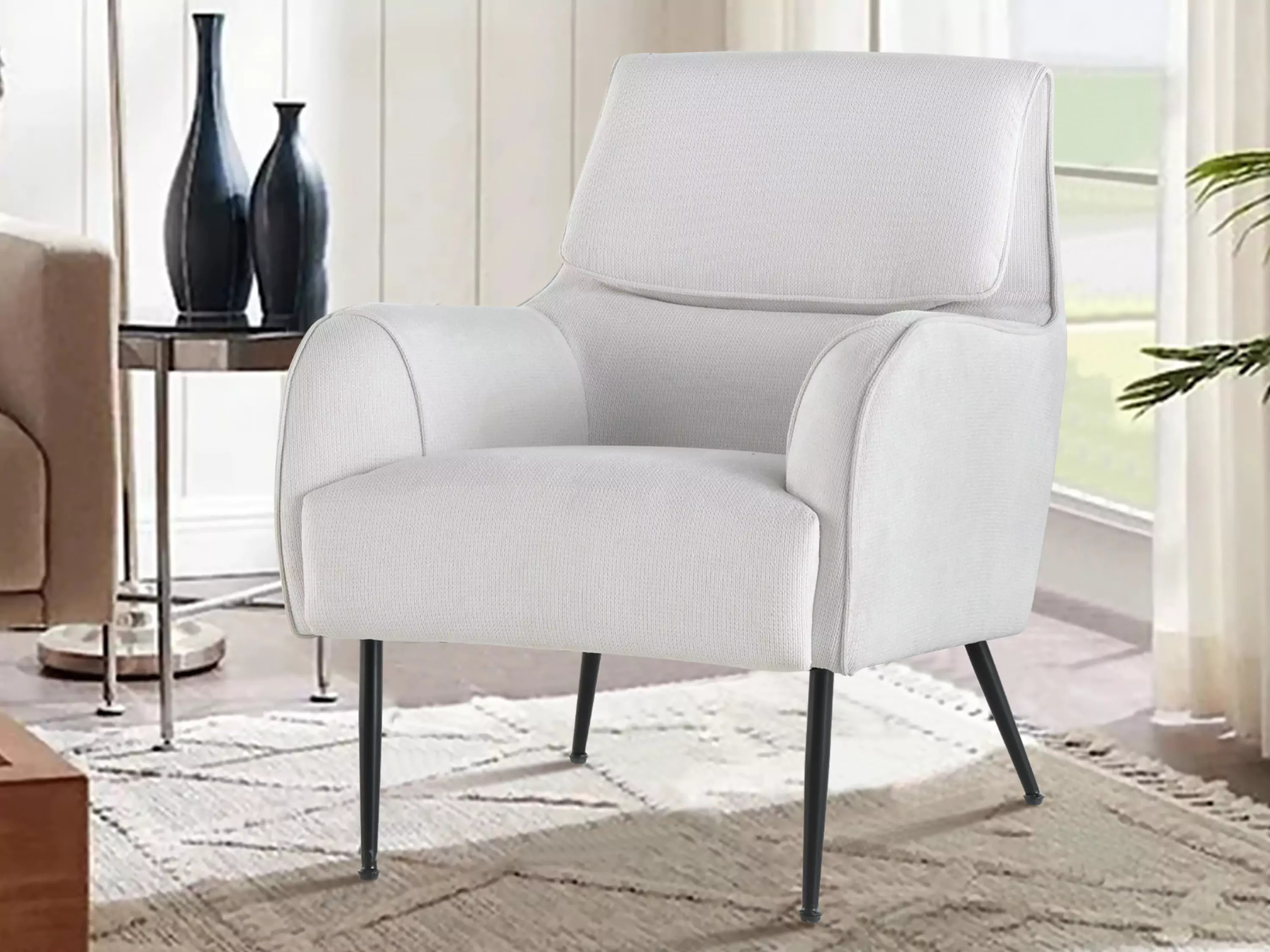 Uma Fabric Arm Chair - Image 8