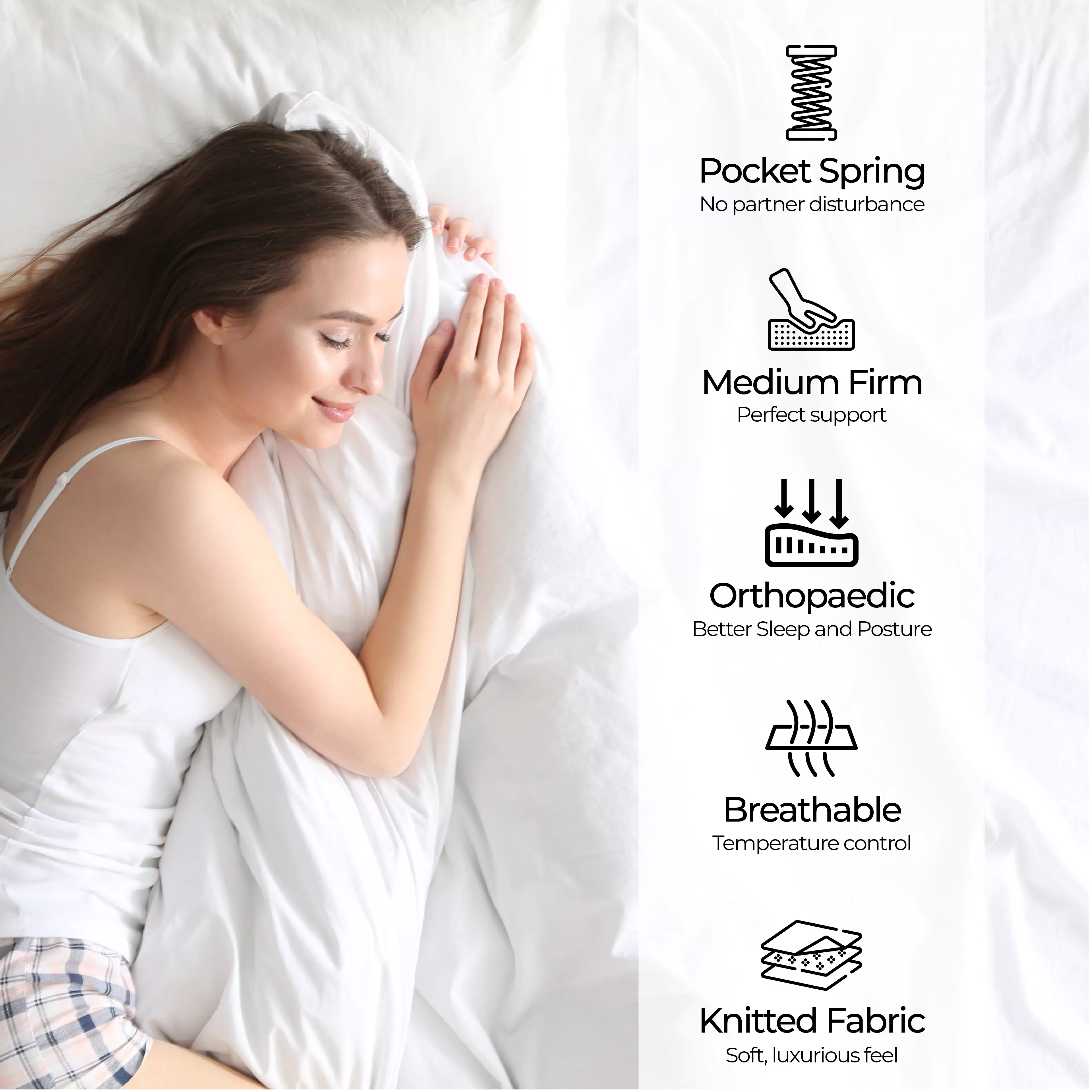 ValueSleeper 3-Zone Orthopaedic Pocket Spring Mattress - Image 10